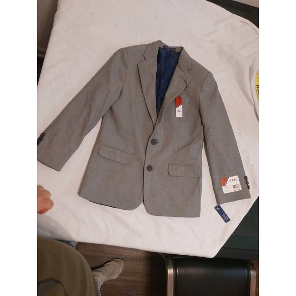 Izod Other - IZOD KIDS SIZE 10 REGULAR FIT SUIT COAT GRAY NWT $110 VALUE FOR LESS.